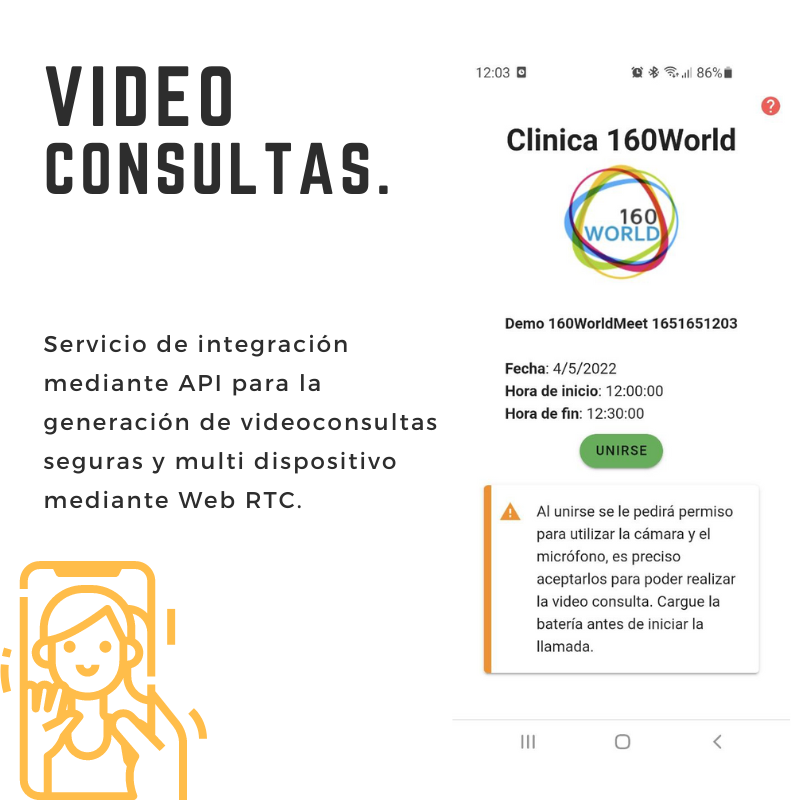 160WorldMeet, un servicio de videoconsultas médicas para sanidad